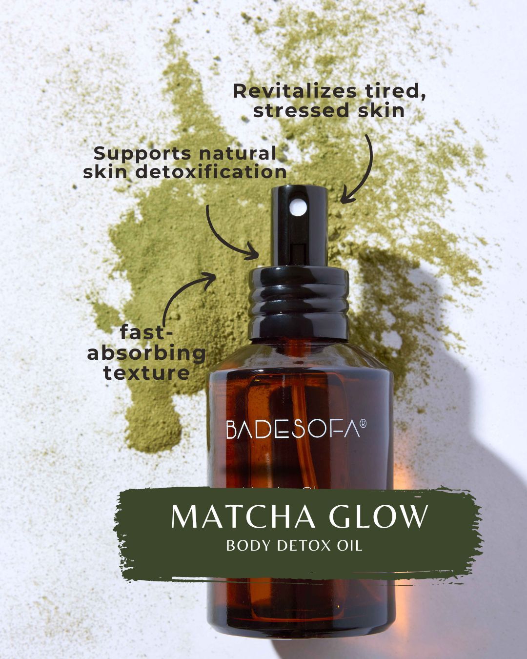 Body Detox Oil 'Matcha Glow'